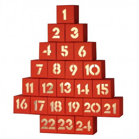 morphy Adventskalender rot