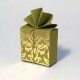 Geschenkschachtel Fächer, FA 2 Flora oliv